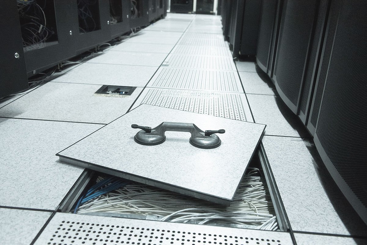 Raised Flooring Be Used in a Server Room